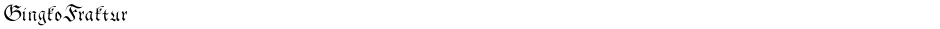 GingkoFrakturDemo