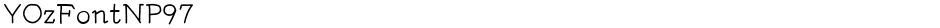 YOzFontNP97Demo