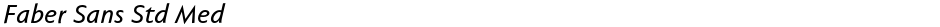 Faber Sans Std MedDemo