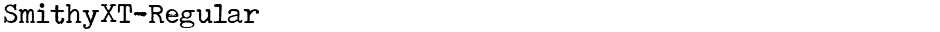 SmithyXT-RegularDemo
