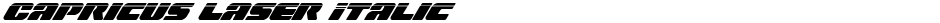 Capricus Laser ItalicDemo