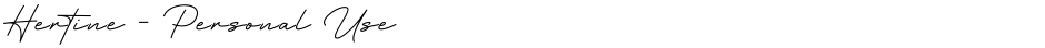 Hertine - Personal UseDemo
