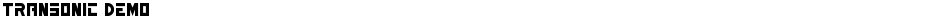 Transonic DemoDemo