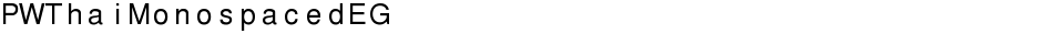 PWThaiMonospacedEGDemo