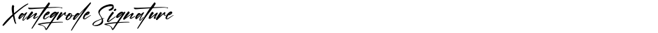 Xantegrode SignatureDemo