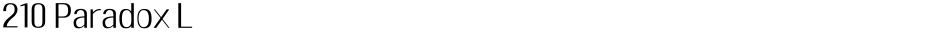 210 Paradox LDemo