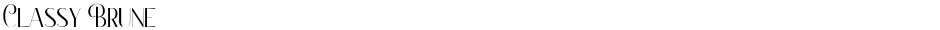 Classy BruneDemo