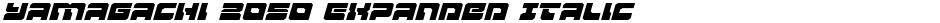 Yamagachi 2050 Expanded ItalicDemo