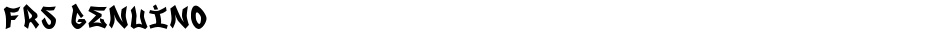 FRS GENUINODemo