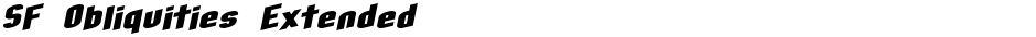 SF Obliquities ExtendedDemo