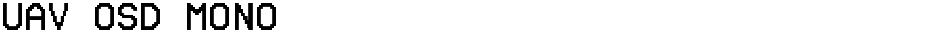 UAV OSD MonoDemo