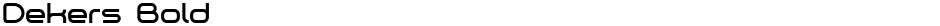 Dekers_BoldDemo