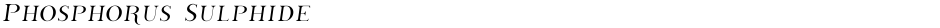 Phosphorus SulphideDemo