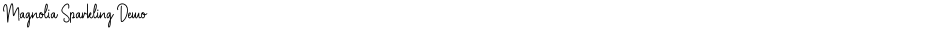 Magnolia Sparkling DemoDemo