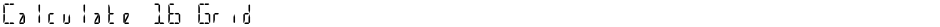 Calculate 16 GridDemo