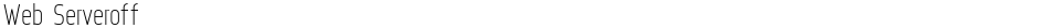 Web ServeroffDemo