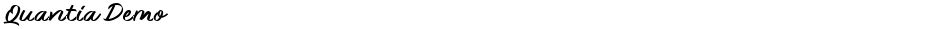 Quantia DemoDemo