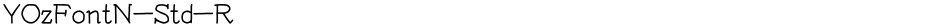 YOzFontN-Std-RDemo