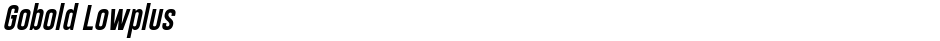 Gobold LowplusDemo