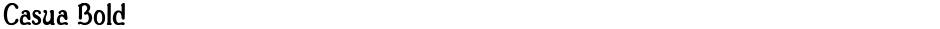 Casua_BoldDemo