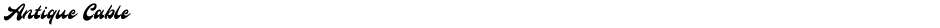 Antique CableDemo