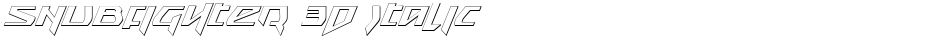 Snubfighter 3D ItalicDemo