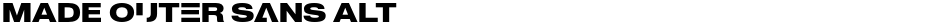 MADE Outer Sans AltDemo