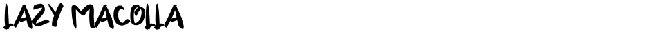 LAZY MACOLLADemo