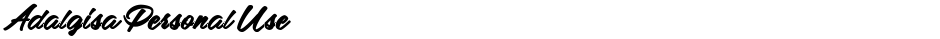 Adalgisa Personal UseDemo