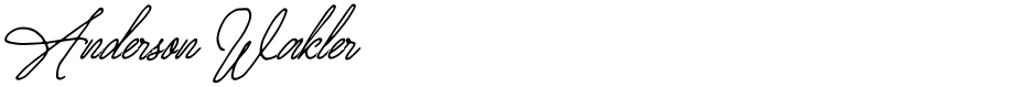 Anderson WaklerDemo