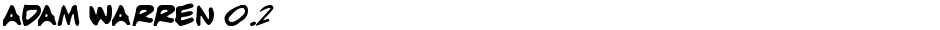 adam warren 0.2Demo