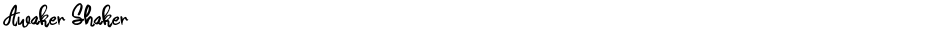 Awaker ShakerDemo