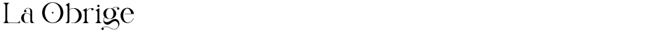 La ObrigeDemo
