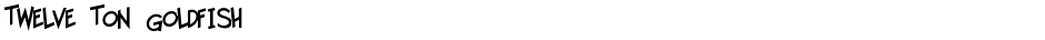 Twelve Ton GoldfishDemo