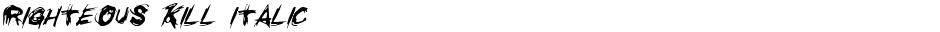 Righteous Kill ItalicDemo