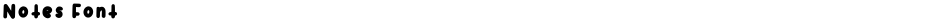 Notes FontDemo