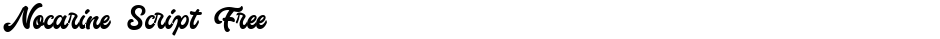 Nocarine Script FreeDemo