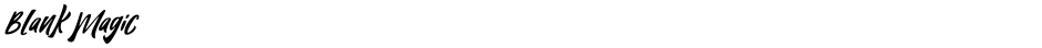 Blank MagicDemo