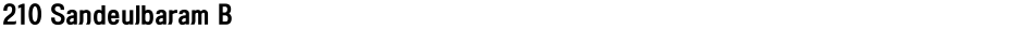 210 Sandeulbaram BDemo