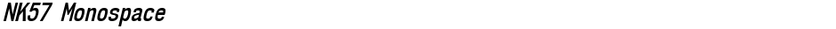 NK57 MonospaceDemo