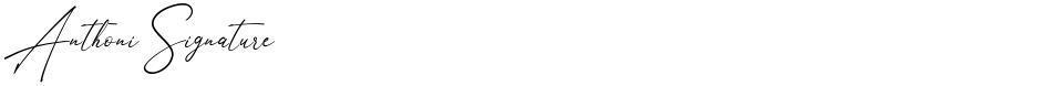 Anthoni SignatureDemo