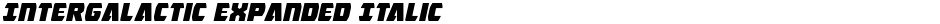 Intergalactic Expanded ItalicDemo