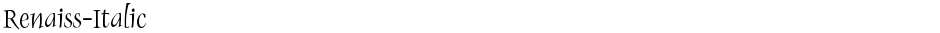 Renaiss-ItalicDemo