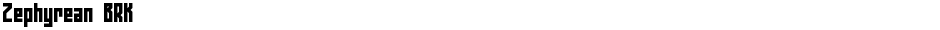 Zephyrean BRKDemo