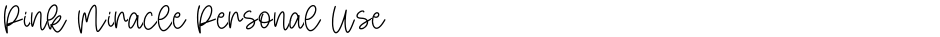 Pink Miracle Personal UseDemo