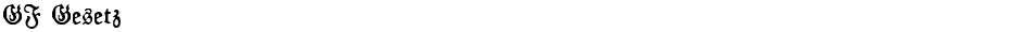 GF GesetzDemo