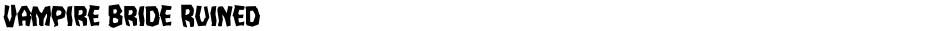 Vampire Bride RuinedDemo