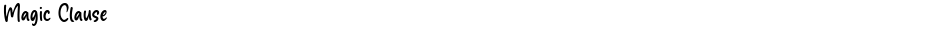 Magic ClauseDemo