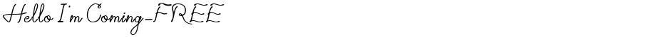Hello I'm Coming-FREEDemo