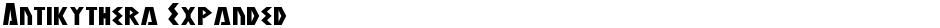 Antikythera ExpandedDemo